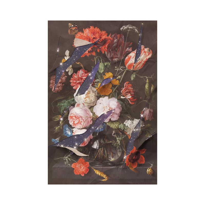 Flowers Of The Galaxy by Jonas Loose - Wrapped Canvas Print, 20.32 cm H x 30.48 cm W