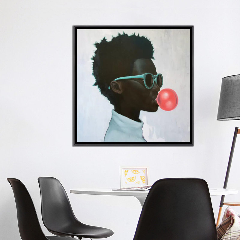 " How Far Is A Light Year? " by Alexander Grahovsky, 37" H x 37" W, Wrapped Canvas, No Frame
