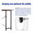 32 Inch Computer Desk For Small Spaces With Storage Bag, Home Office Work Desk With Headphone Hook, Small Office Desk Study Writing Table