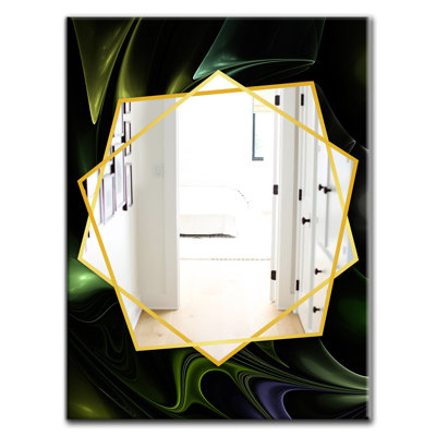 Stained Glass Modern and Contemporary Wall Mirror