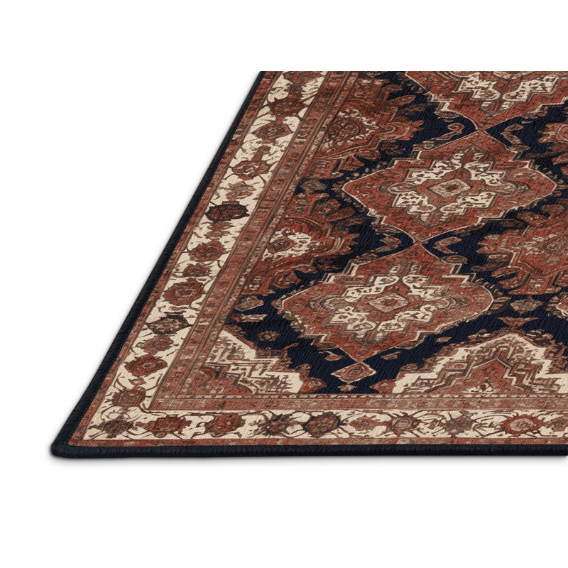 Tapis brun lavable à la machine, Tapis de couloir 2 pi x 5 pi