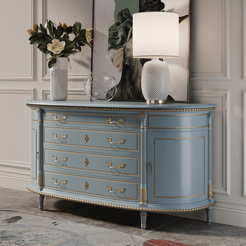 European-style light luxury high-end sideboard
