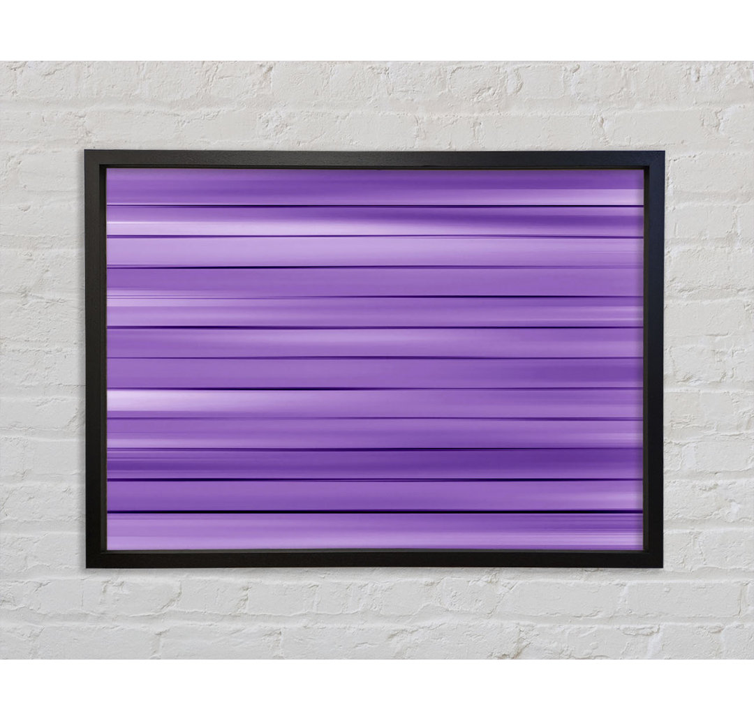 Gerahmtes Wandbild Just Purples