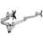 Arm Full Motion Articulating 2 Screen Wall Mount