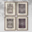 «William Morris X», ensemble de 4 reproductions encadrées-1182111864-1182111871