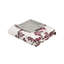 Housse de couette multi pour très grand lit - coton, boutons, accessoires assortis Coton d'inspiration mondiale, imprimé floral, fermeture à boutons, facile à nettoyer