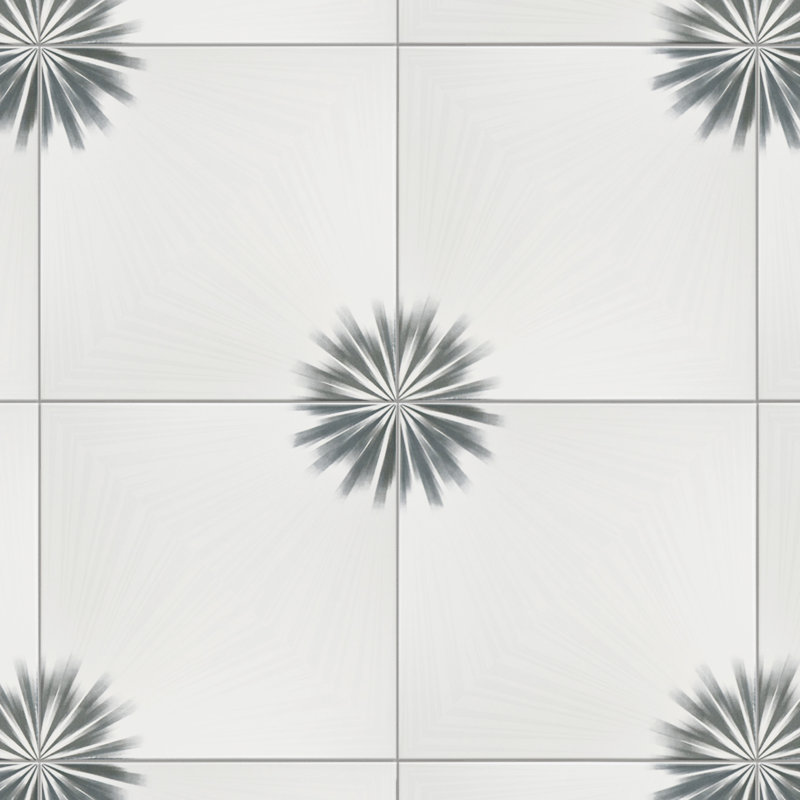 Carreau de céramique à motif pour mur et plancher de 18 po x 18 po Pisa