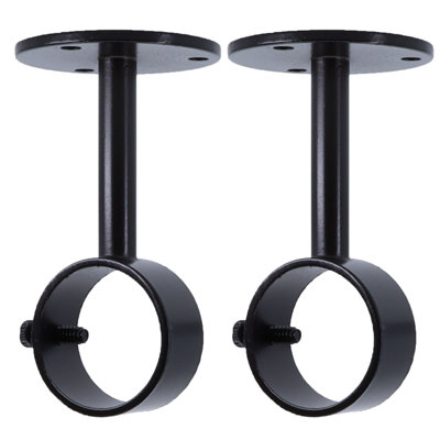 Meriville Ceiling-Mounted Brackets, for up to 1 ¼” Diameter Drapery Rods
