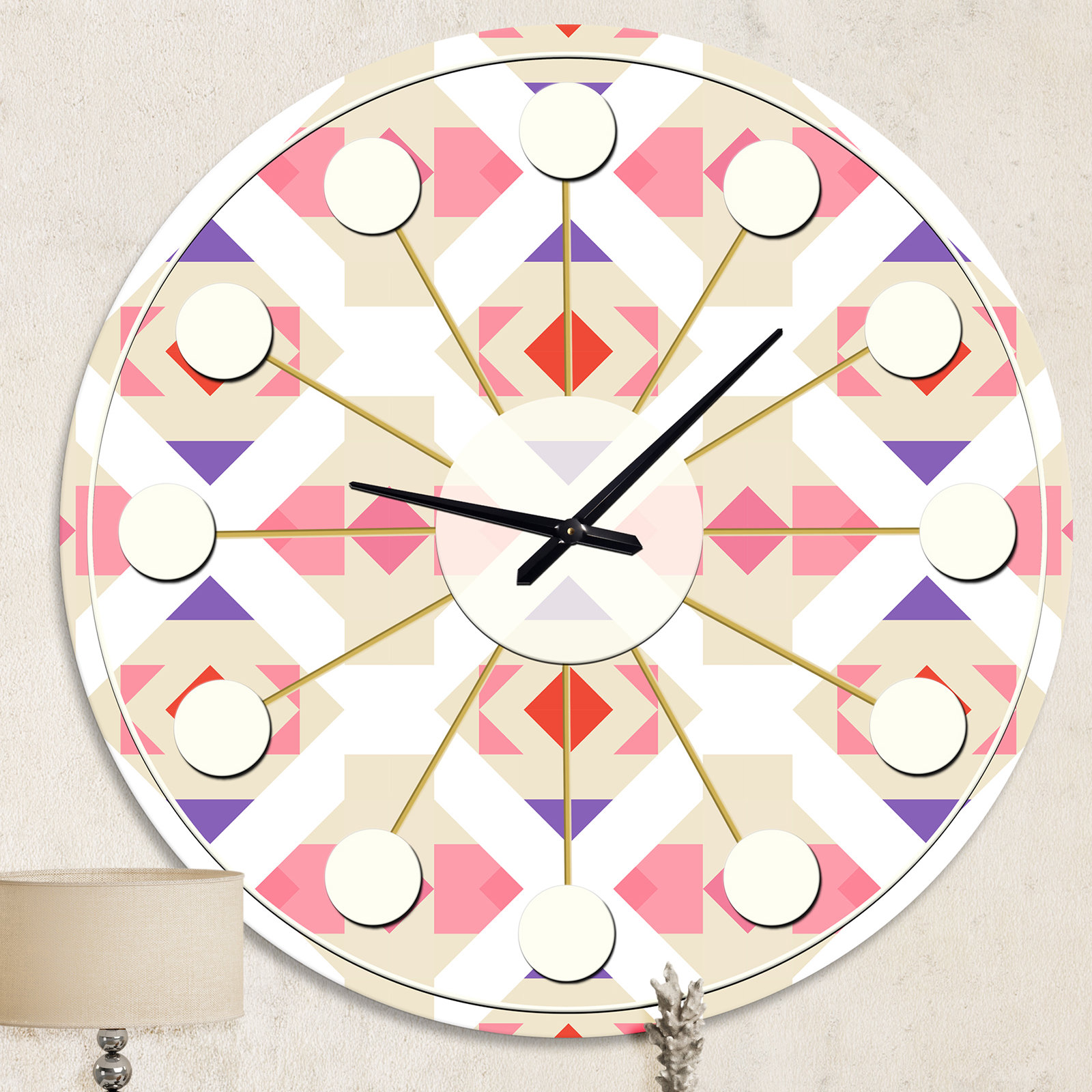 East Urban Home Triangular Retro Design VII - Mid-Century Modern wall ...