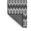 Tapis noir/gris tissé à la machine-144224110