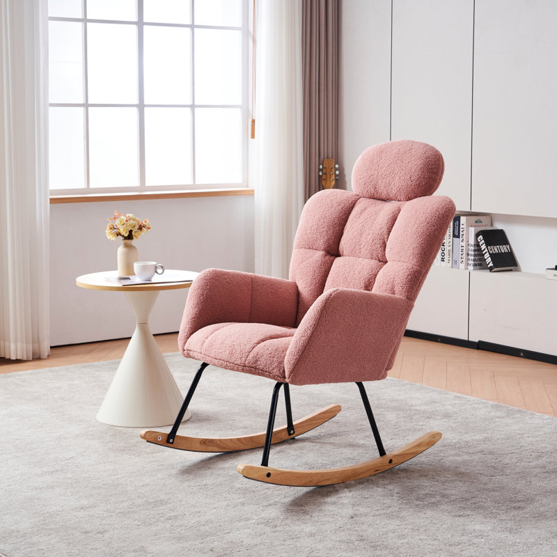Teddy Rocking Chair, Pink