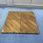 10 tuiles de terrasse emboîtables à motif diagonal, tuiles de bois d'acacia 12 po x 12 po pour la terrasse, imperméables, toutes saisons, terrasses extérieures pour le jardin, la piscine, le balcon, ...