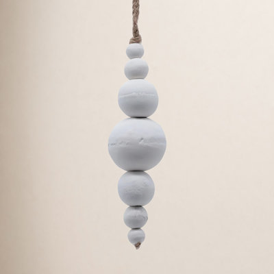 5'' Solid Wood Ball Ornament