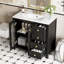 Meuble-lavabo de salle de bain avec deux portes à fermeture douce-469982019