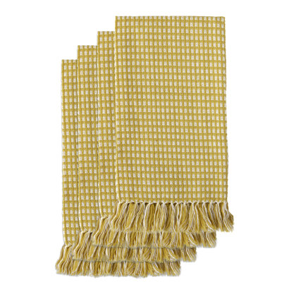 Stevens Cotton Gingham Square Napkin