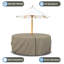 Housse robuste pour table de salle à manger et chaise d'extérieur polyvalente avec trou pour parasol-849189059-849189056