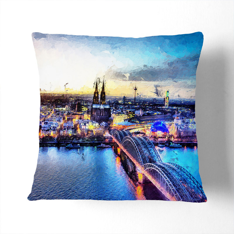Square Throw Cushion, Stone, 55cm H x 55cm W x 20cm D