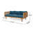 Twin Size Tufted Velvet Daybed with Trundle and USB Charging Ports for Modern Living Spaces-388895094