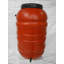 UpCycle Products 55 Gallons Weather Resistant Plastic Drainable Dual Overflow Rain Barrel