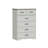 Vertical Dresser With 6 Wooden Drawers & Farmhouse And Classic Charm-1965524677