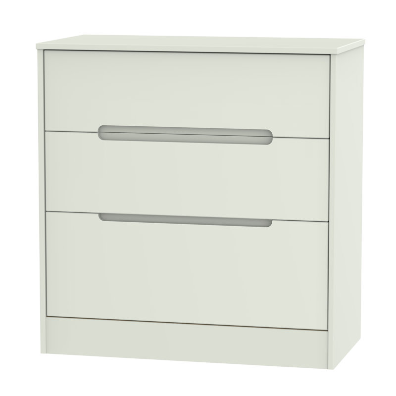 Fully Assembled Vernon 3 Drawer Chest, Kashmir Matt/Kashmir Matt