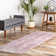 Modern Abstract Performance Pink Rug