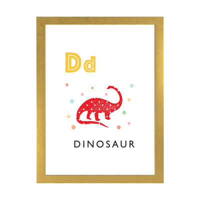 " Alphabet Flash Cards D "