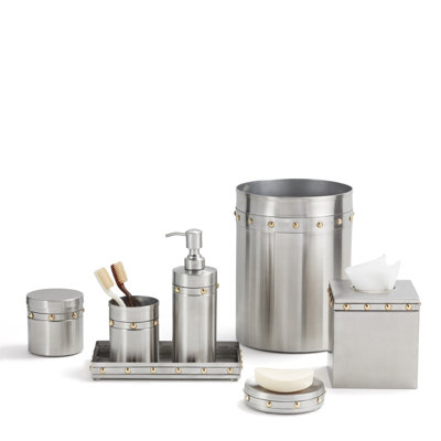 Rivets Bathroom Accessory Set