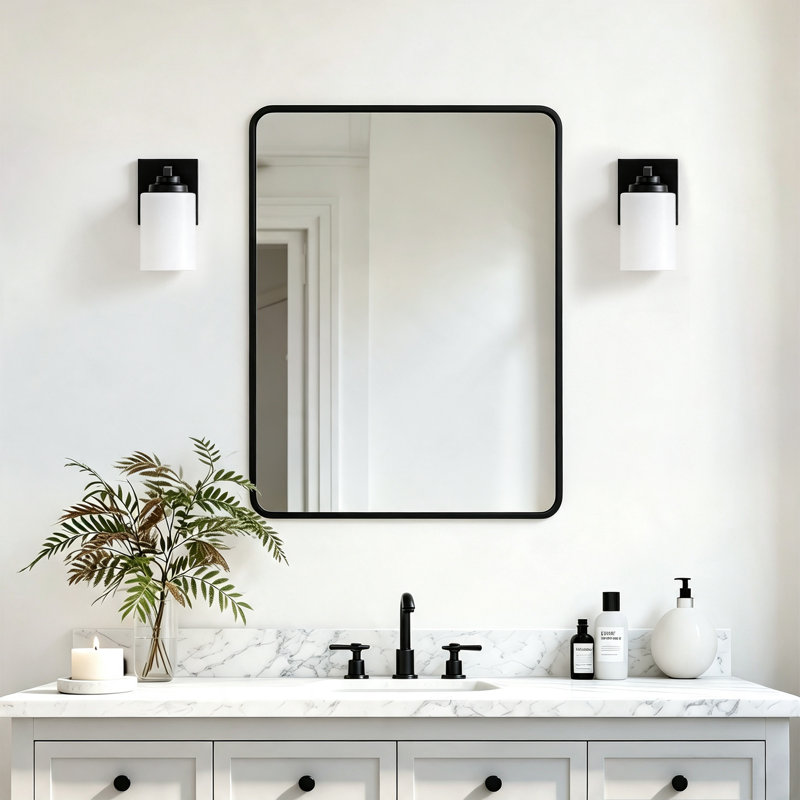 Caelynn Dimmable Bath Sconce, Matte Black