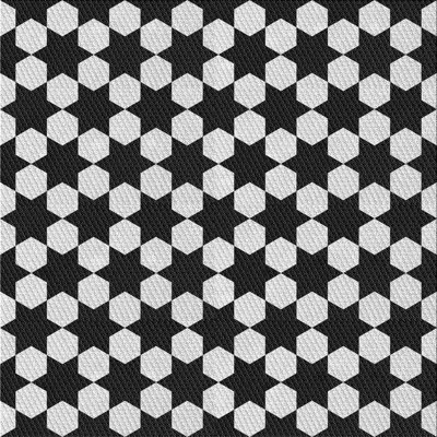 Tapis noir/gris tissé à la machine