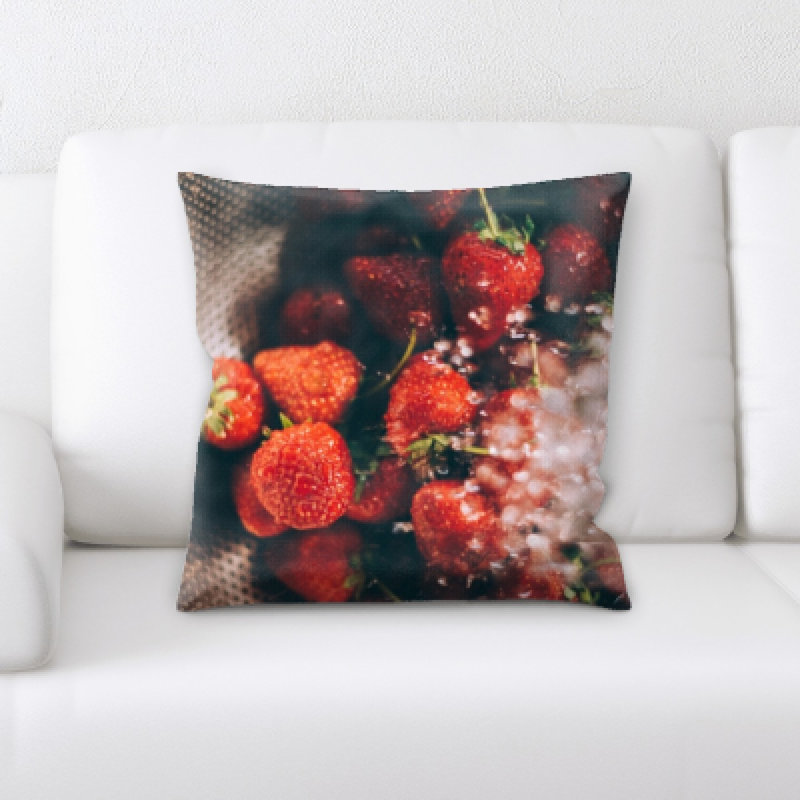 Microsuede Throw Pillow