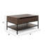 Table basse à plateau relevable avec rangement