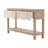  Abrams Mahogany & Gold Console Table-1208894443