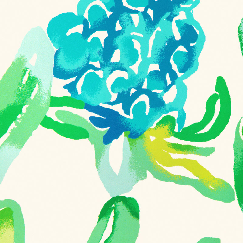 Lilly Pulitzer Island Exotic Wallpaper, Green/Blue