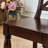 Antique solid wood table set