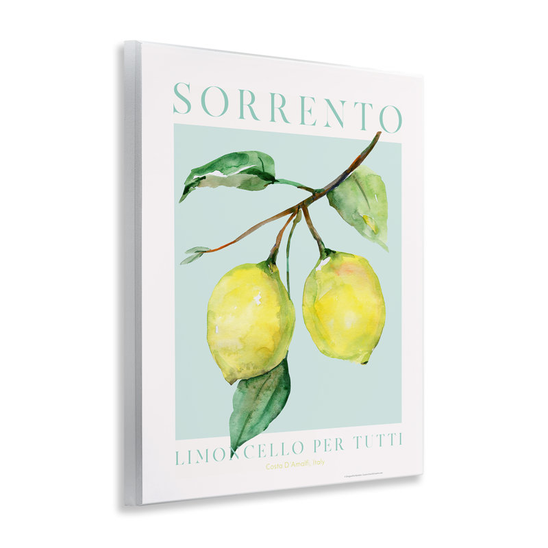 Art mural de branche de citron de Sorrento par Reinders