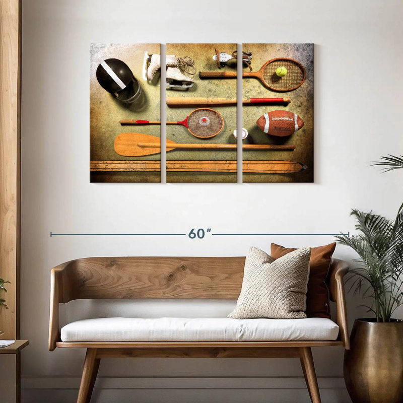 Sireci Sports Equipment Collection, 28" H x 45" W