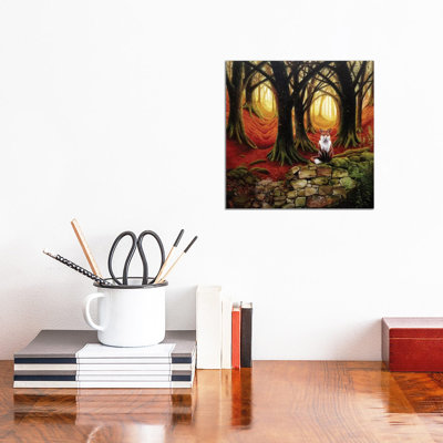 Cinnabar Wood by Vicky Mount - Wrapped Canvas Gallery-Wrapped Canvas Giclée
