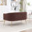 Upholstered Faux Fur Loveseat-1108305442-1108305451