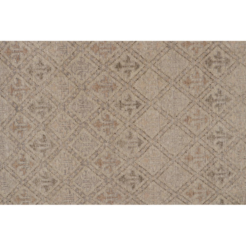 Homage Hand Knotted Wool Geometric Area Rug, Rectangle 8' x 10'