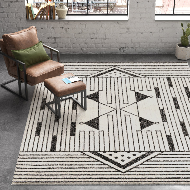 Joe Southwestern Indoor Rug, Rectangle 5' x 7'