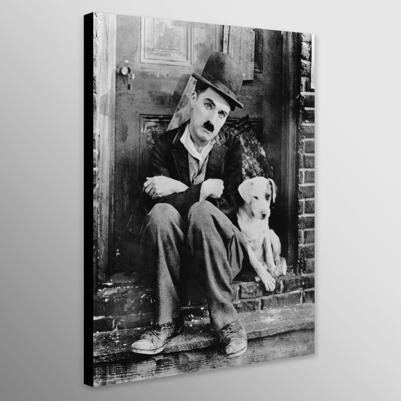 Charlie Chaplin a Dog's Life Move - Wrapped Canvas Art Prints on Canvas, 81cm H x 61cm W