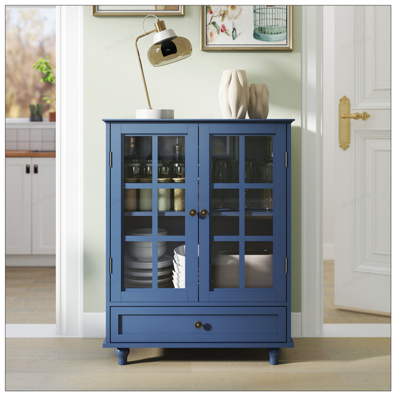Buffet Minimalist Blue, Bleu