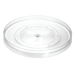 iDesign Recycled Plastic Lazy Susan Turntable Organizer, Pantry, Bathroom, General Storage and More, The Linus Collection - Clear