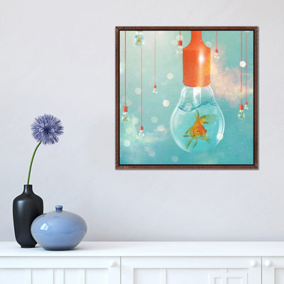 Goldfish Ideas II 1 Piece Wall Art on Canvas