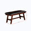 Banc rembourré en similicuir Harewood