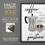 «Coffee is the Response», reproduction encadrée - bois massif-1806145294-1806145293