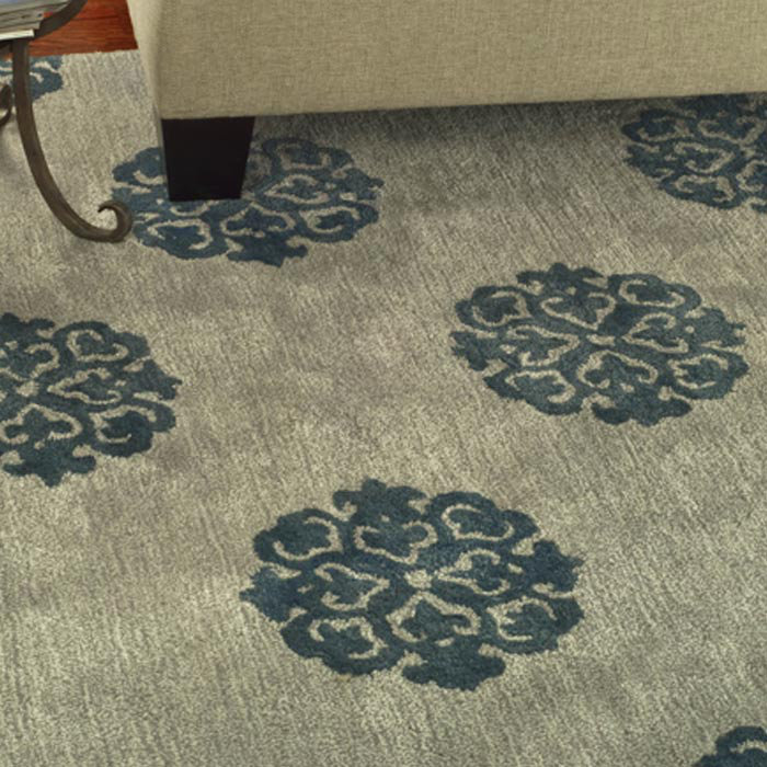 Candelo Hand Tufted Wool Pile Geometric Rug
