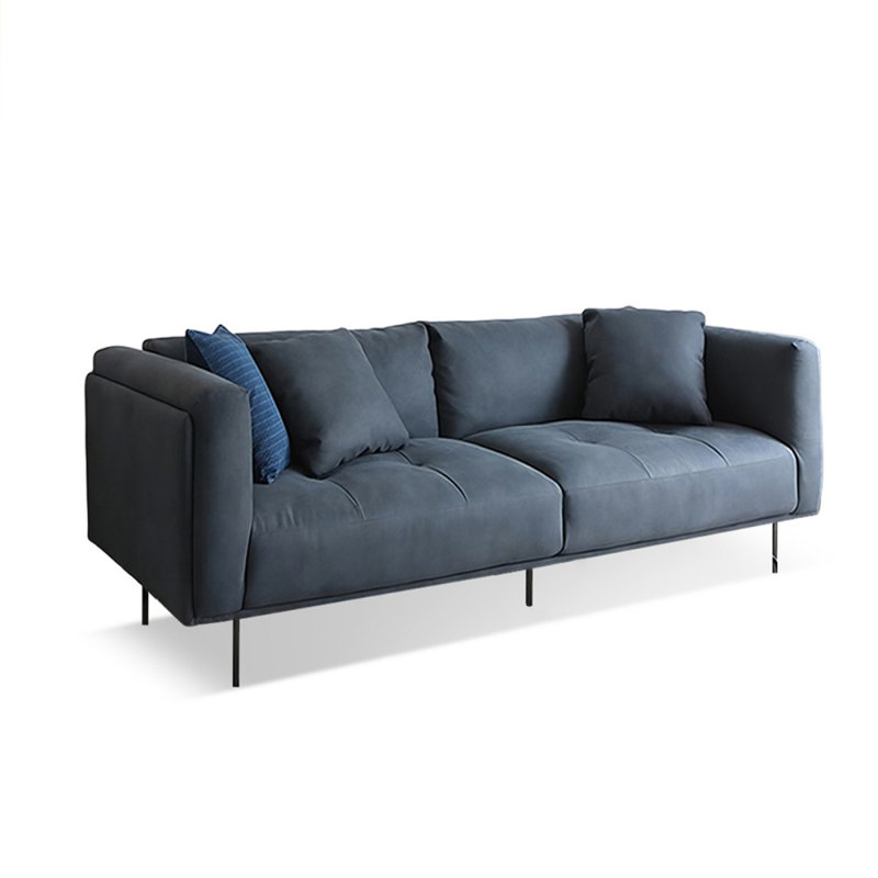 Coussin 100% polyester standard, H 31,5 po x l 70,87 po x P 36,22 po, Bleu