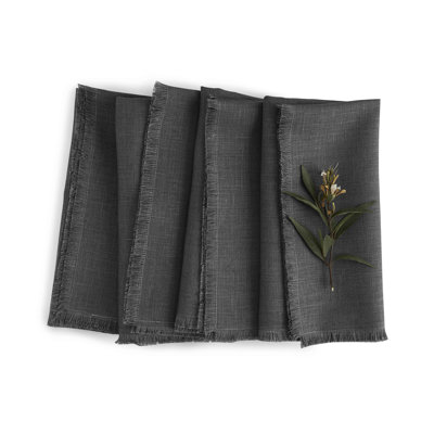 Fringe - 100% Pure Linen Dinner Napkins